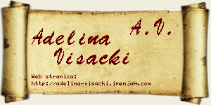 Adelina Višacki vizit kartica
